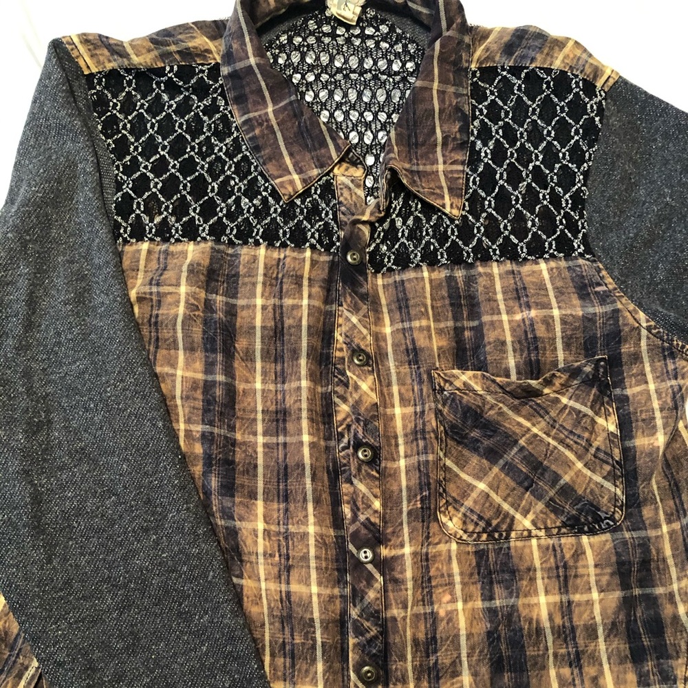 Gilded Intent Mixed Long Flannel